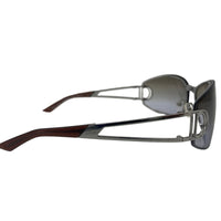 Christian Dior Silver Grey Logo Sunglasses Diorissimo