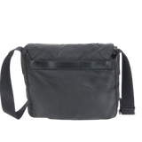 Prada Black Nylon Logo Crossbody Shoulder Messenger Buckle Bag