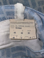 Fendi Light Blue Zucca Monogram Jeans Trousers Pants