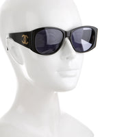 Chanel Gold CC Logo Black 05246 Sunglasses