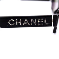 Chanel Black Rhinestone Swarovski Sunglasses 3059-B