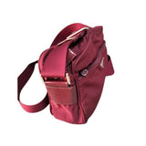 Prada Bordeaux Red Shoulder Crossbody Logo Bag
