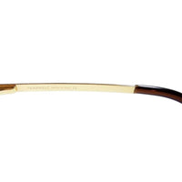 Chanel CC Logo Gold Tinted Rhinestone Square Sunglasses 4105-B