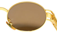 Fendi Gold Frame Logo Sunglasses SL 7031