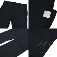 Chanel Sport 03A Black CC Logo Trousers Pants