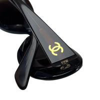 Chanel Dark Brown Gold CC Logo Sunglasses 5007