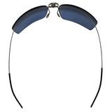 Chanel CC Logo Folding Silver Blue Sunglasses 4040