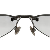 Chanel CC Logo Silver Grey Rimless Sunglasses 4037