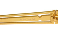 Fendi Gold Frame Logo Sunglasses SL 7031