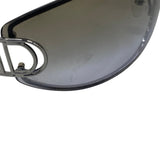Christian Dior Silver Grey Logo Sunglasses Diorissimo
