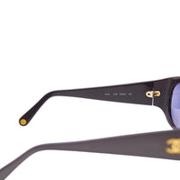 Chanel Purple Violet Gold CC Logo Sunglasses 5025