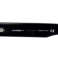 Chanel Black Rhinestone Swarovski Sunglasses 3059-B