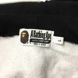 Bape Black White Panda Zip Up Pullover Hoodie