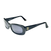 Chanel Black Gold CC Logo Sunglasses 5011
