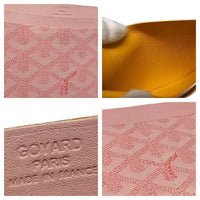 Goyard Pink Monogram Saint Sulpice Cardholder