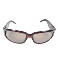 Gucci Vintage Gold Logo Brown Sunglasses