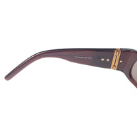 Gucci Vintage Gold Logo Brown Sunglasses