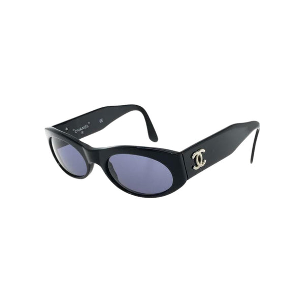 Chanel Black Silver CC Logo 06920 94305 Sunglasses