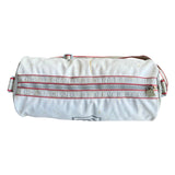 Chanel White Sports Line cylindrical drum duffle bag