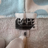 A Bathing Ape Bape Cotton Candy White Full Zip Up Hoodie