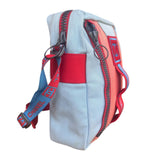Chanel Sports Line Light blue  Coral 2002 Crossbody Bag