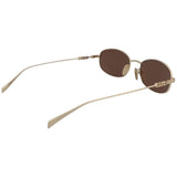 Gucci Gold Logo Brown Tinted Tortoise Sunglasses GG1940s