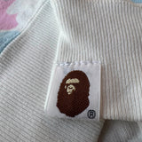 A Bathing Ape Bape Cotton Candy White Full Zip Up Hoodie