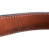 Goyard Florida Olympic Fregate Black Brown Leather Monogram Belt