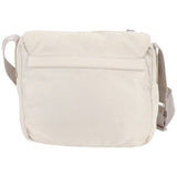 Prada Cream Beige Off White Tessuto Nylon Logo Crossbody Shoulder Messenger Bag