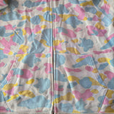 A Bathing Ape Bape Cotton Candy White Full Zip Up Hoodie