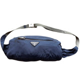 Prada Tessuto blue nylon belt bag