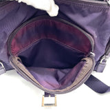 Prada Purple Tessuto Nylon Logo Crossbody Shoulder Messenger Bag