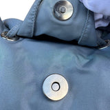 Prada Sport Ice Baby Blue Nylon Logo Shoulder Rucksack Bag Backpack