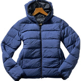 Herno Packable Hooded Black Navy Blue Reversible Down Jacket