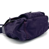 Prada Purple Tessuto Nylon Logo Crossbody Shoulder Messenger Bag
