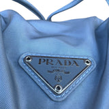 Prada Sport Ice Baby Blue Nylon Logo Shoulder Rucksack Bag Backpack