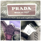 Prada Purple Tessuto Nylon Logo Crossbody Shoulder Messenger Bag