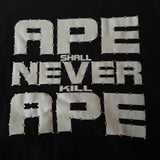 A Bathing Ape Swarovski Rhinestone Crystal Ape Shall Never Kill Ape Sweatshirt