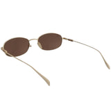 Gucci Gold Logo Brown Tinted Tortoise Sunglasses GG1940s