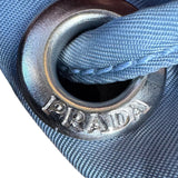 Prada Sport Ice Baby Blue Nylon Logo Shoulder Rucksack Bag Backpack