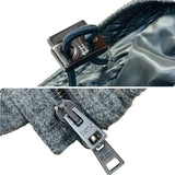 Herno Loro Piana System Grey Melange Wool Light Down Hooded Jacket