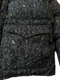 A Bathing Ape Bape Leopard Down Puffer Jacket