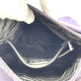 Prada Purple Tessuto Nylon Logo Crossbody Shoulder Messenger Bag