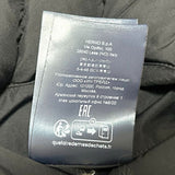Herno Hybrid Cotton Jersey Down Logo Black Navy Jacket