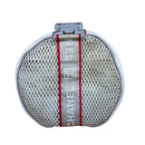 Chanel White Sports Line cylindrical drum duffle bag