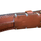 Goyard Florida Olympic Fregate Black Brown Leather Monogram Belt