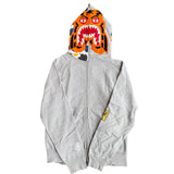 A Bathing Ape BAPE Maebashi city camo Tiger full zip hoodie