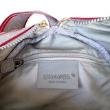 Chanel White Sports Line cylindrical drum duffle bag