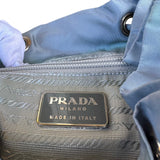 Prada Sport Ice Baby Blue Nylon Logo Shoulder Rucksack Bag Backpack