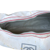 Chanel White Sports Line cylindrical drum duffle bag